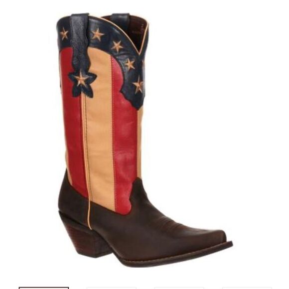 Crush by Durango Women's Stars and Stripes Flag Western Boot - Picture 12 of 13